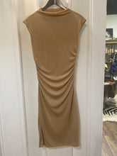 Load image into Gallery viewer, Gold Knit Sheath Party Dress
