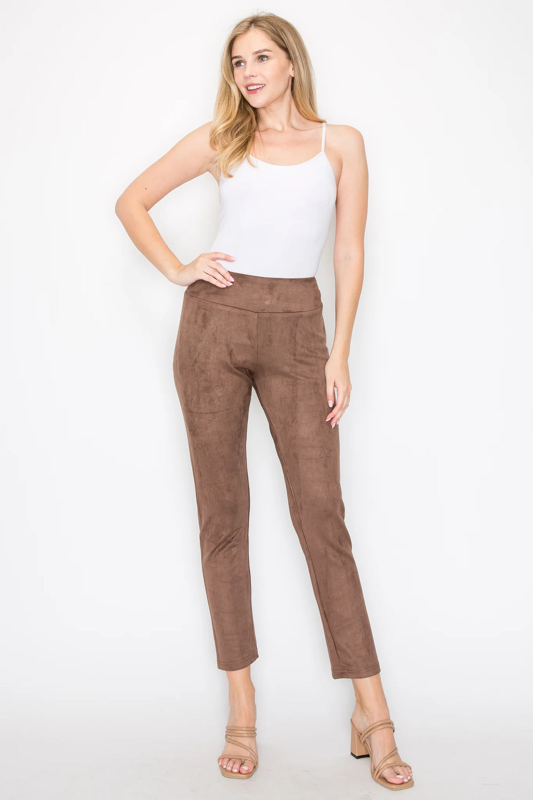 Annelise Suede Pant