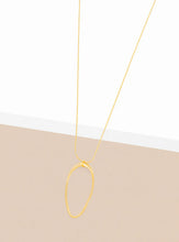 Load image into Gallery viewer, Ellipsis Pendant Long Necklace
