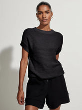 Load image into Gallery viewer, Cap Sleeve Open Knit Sweater
