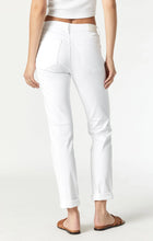 Load image into Gallery viewer, Kathleen White Slim Boyfriend Jeans
