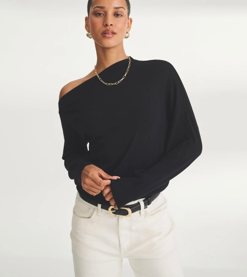 Boatneck Dolman Sleeve Top