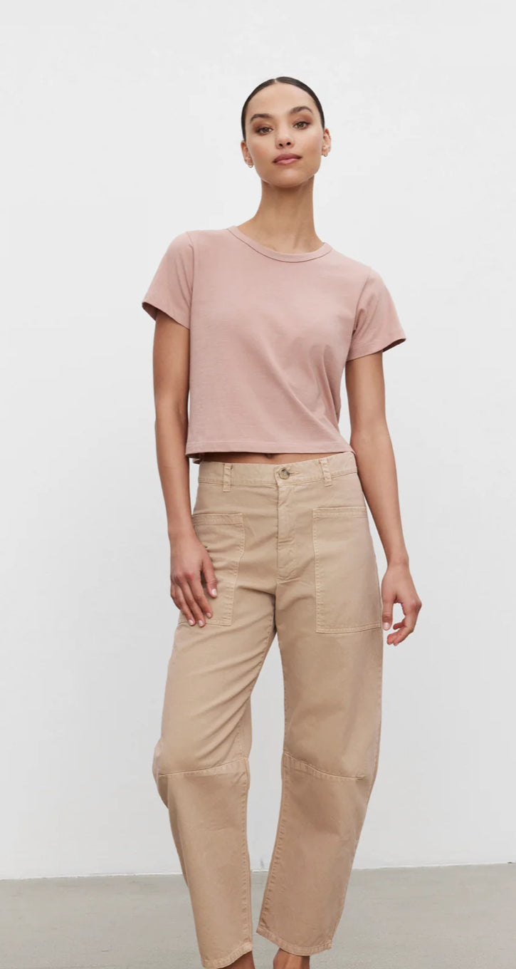 Brylie Sanded Twill Utility Pant