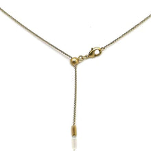 Load image into Gallery viewer, Gold Pavia Coin &amp; Pavé Frame Necklace
