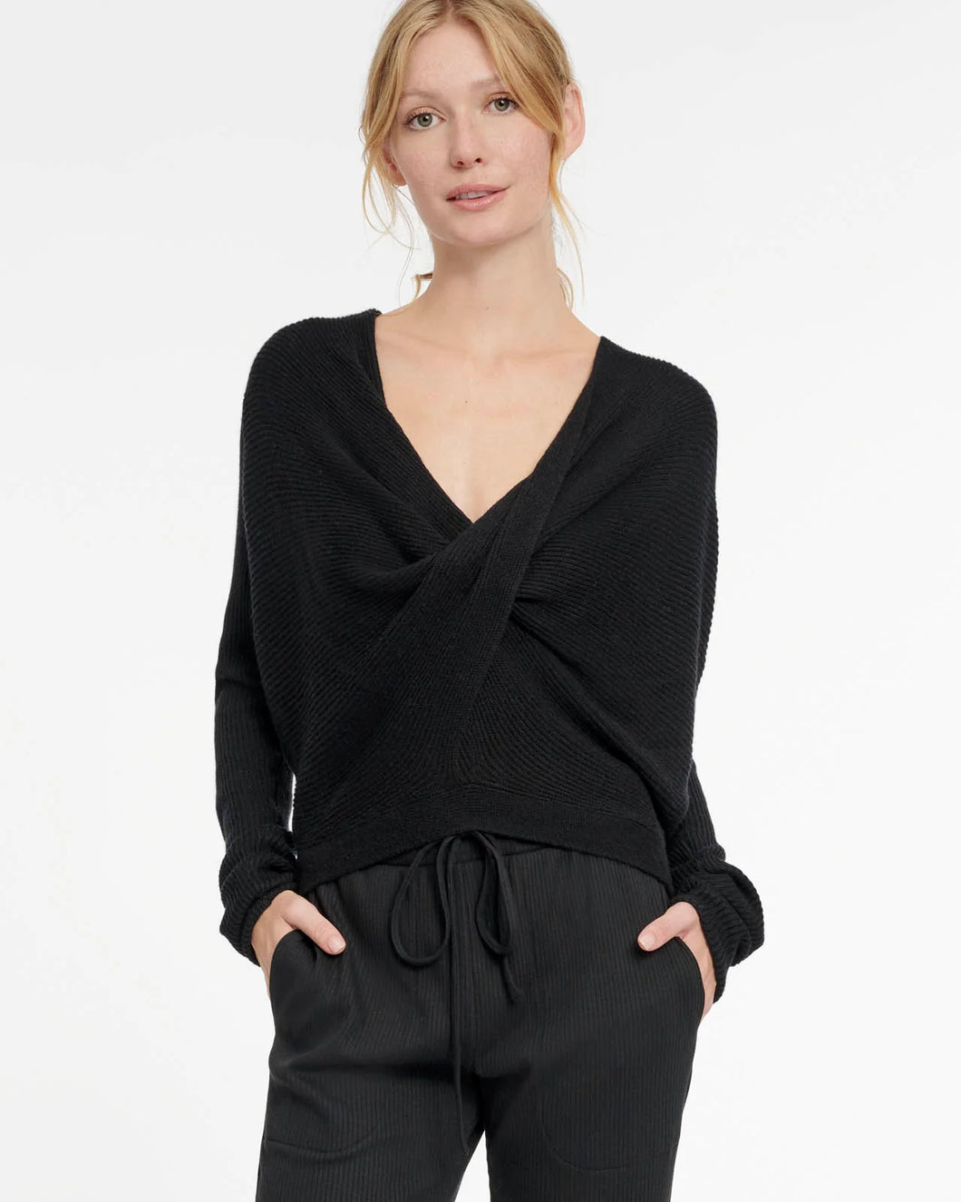 Lyr Surplice Sweater