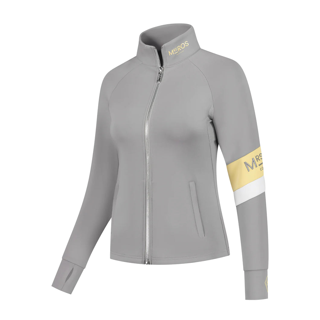 SOFTSHELL TRAININGJACKET SUPRIOR STRIPE TOPPING GREY