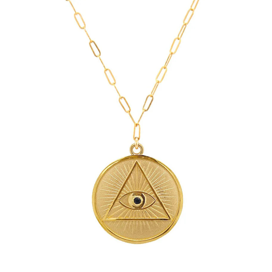 Illuminati Coin Necklace