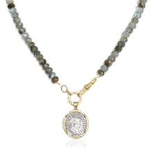 Load image into Gallery viewer, Labrodite Rondelle Gold MaximIanus Necklace
